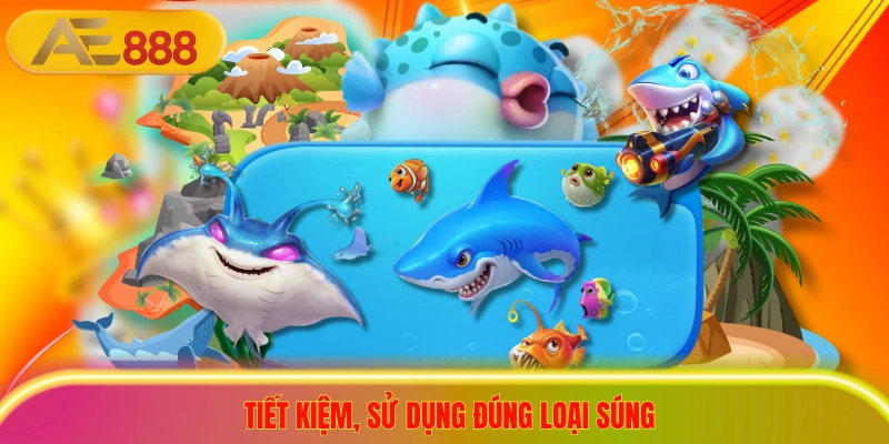 Tiết kiệm, sử dụng đúng loại súng