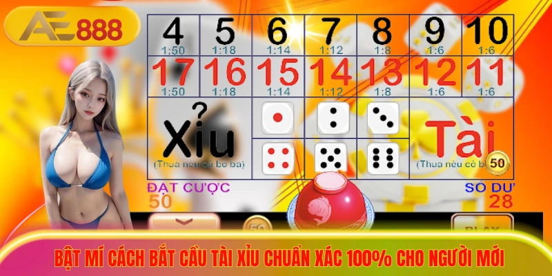 Bật Mí Cách Bắt Cầu Tài Xỉu Chuẩn Xác 100% Cho Người Mới
