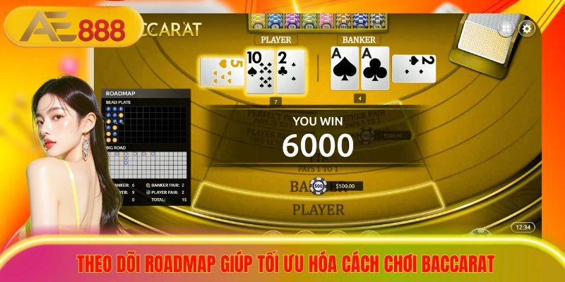 Theo dõi Roadmap giúp tối ưu hóa cách chơi baccarat